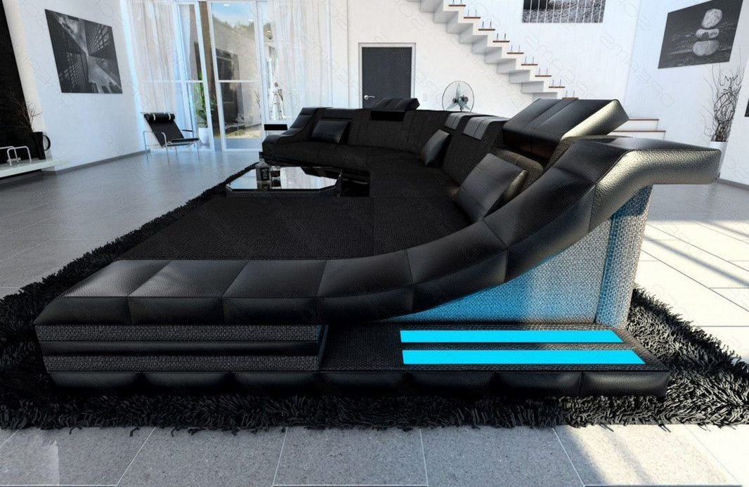 XXL Wohnlandschaft Turino CL-Form aus Stoff