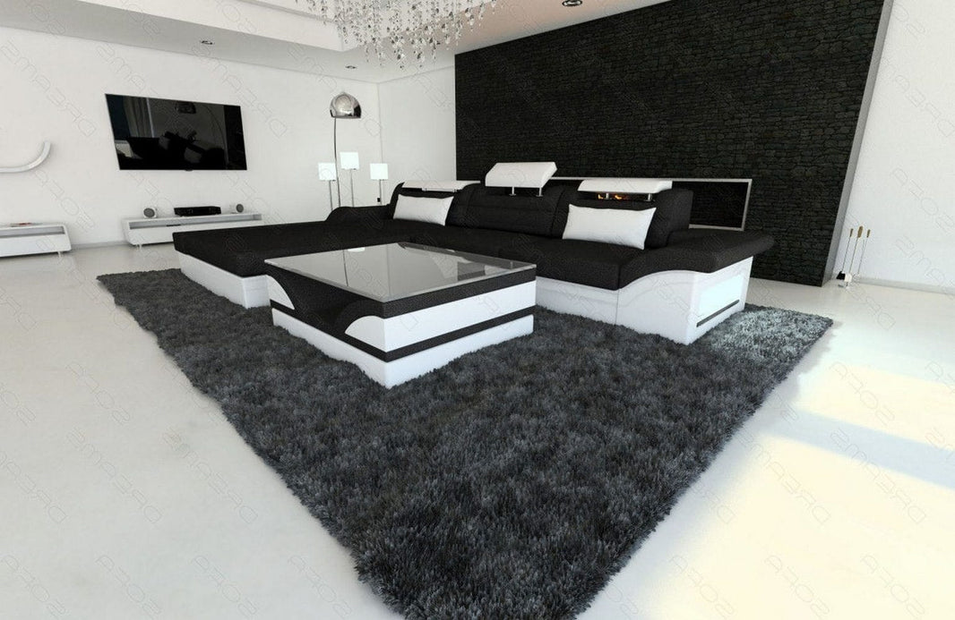 Ecksofa Parma L-Form aus Stoff