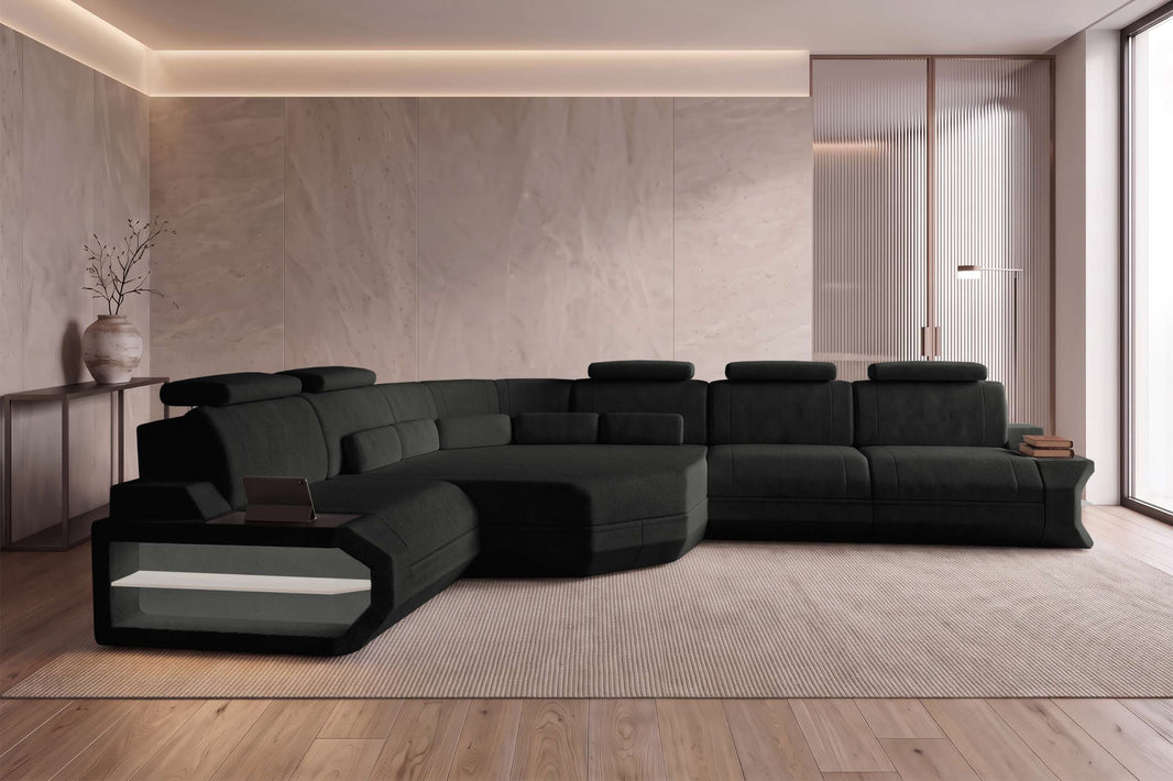 Ecksofa Asti L Form Stoffsofa