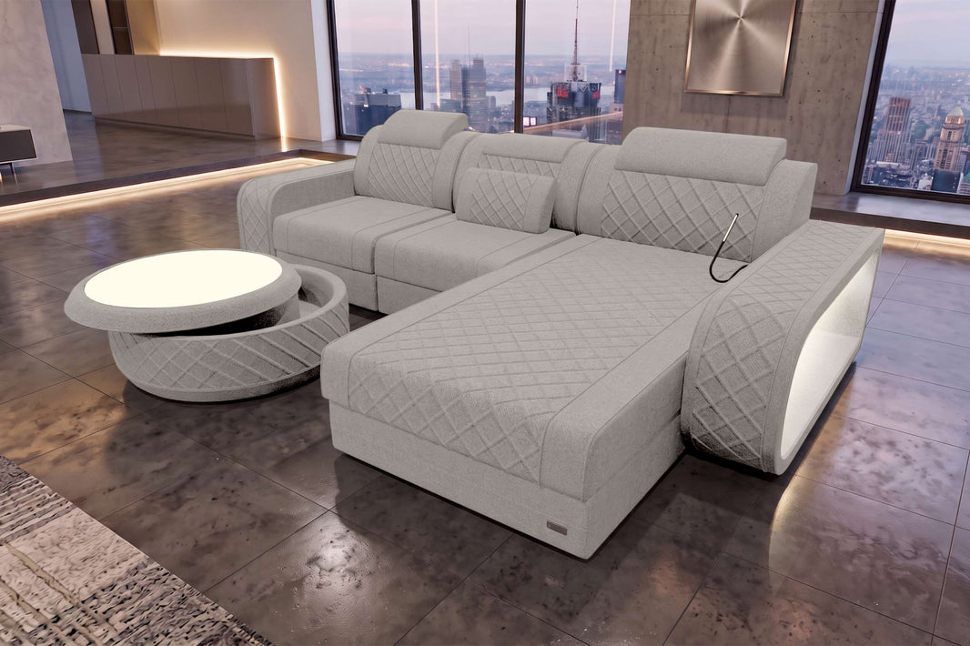 Ecksofa Berlin L Form Stoffsofa