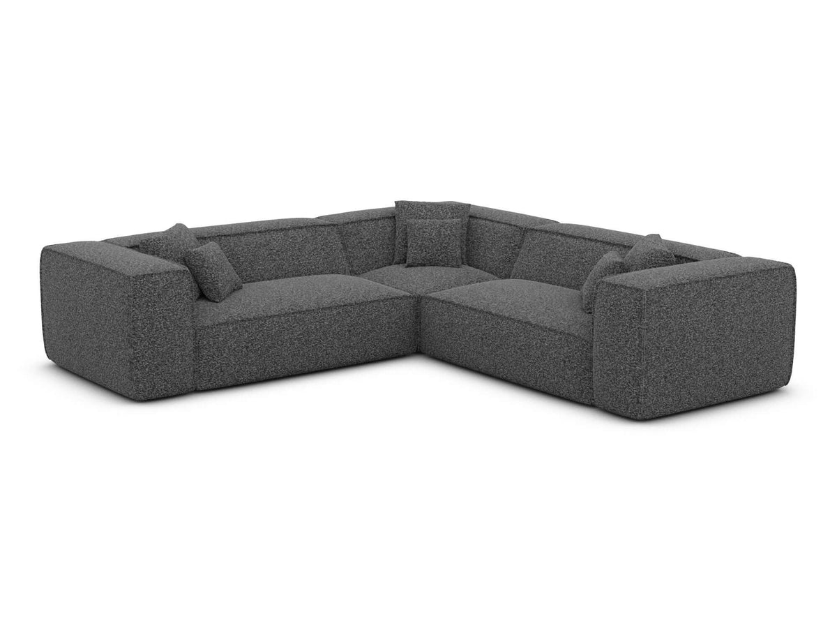 Stoff Ecksofa Liranda L-Form