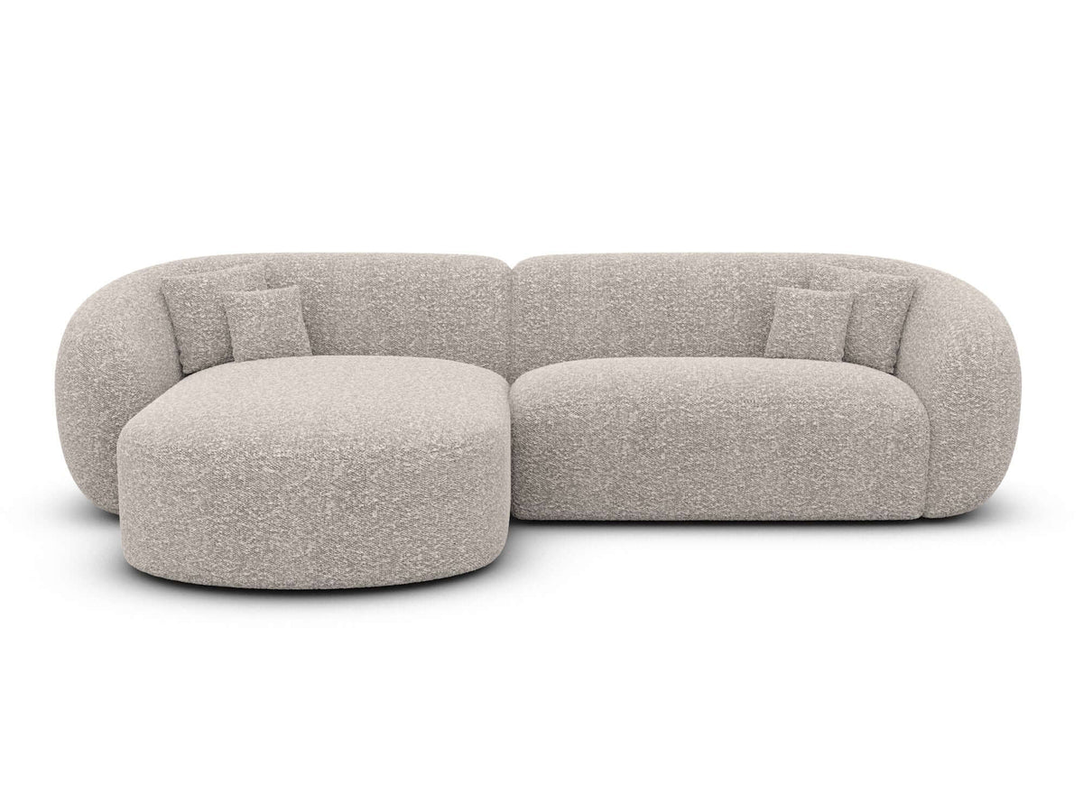 Stoff Ecksofa Sorelia L-Form Kurz