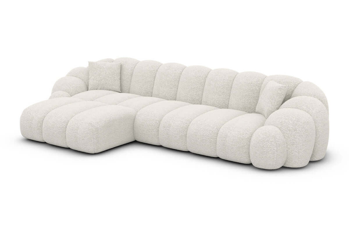 Couch Rajada L-Form in Stoff