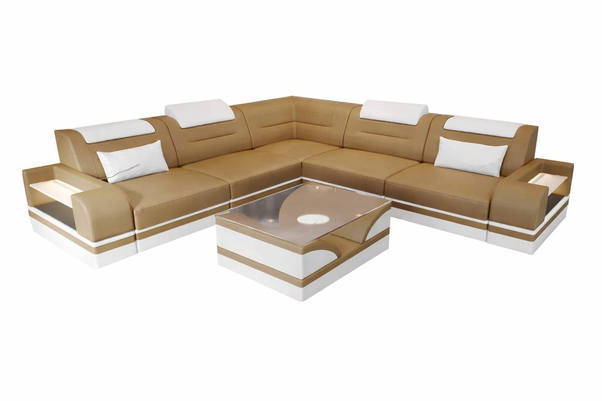 Ecksofa Trivento L-Form aus Leder