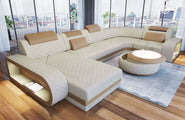 Stoff Wohnlandschaft Berlin U-Form