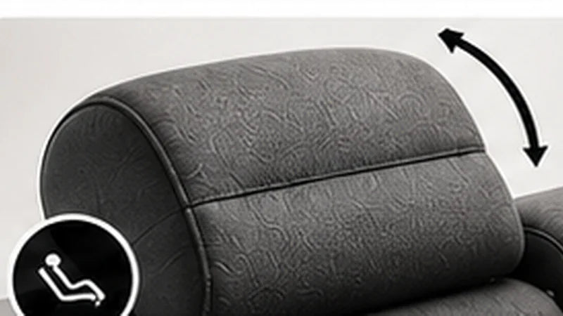 Recliner für Mini Ecksofa Berlin L-Form in Leder